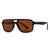 Modern Style Solid Color Pc Square Full Frame Men's Sunglasses