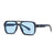 Modern Style Solid Color Pc Square Full Frame Women's Sunglasses