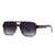 Modern Style Solid Color Pc Square Full Frame Women's Sunglasses