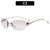 Modern Style Sports Star Pc Special-Shaped Mirror Oval Frame Frameless Glasses