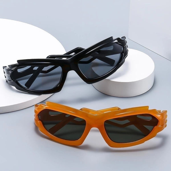 Modern Style Streetwear Geometric Pc Polygon Full Frame Women's Sunglasses