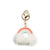 Modern Style Stripe Cotton Women's Bag Pendant Keychain