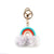 Modern Style Stripe Cotton Women's Bag Pendant Keychain