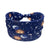 Moon Sun Pattern Printed Wide Side Headband Not Slippery Knotted Hair Band Fashion Female Girl's Headwear