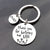 Mother's Day Father's Day Gift Stainless Steel Keychain