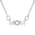 Mother's Day Necklace Simple Wild English Alphabet Necklace Mom Pendant Clavicle Chain Creative Holiday Gift Wholesale