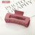 Multi-size Frosted Grab Clip Square Clip Simple Temperament Hairpin Big Hair Shark Clip Hair Accessories