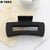 Multi-size Frosted Grab Clip Square Clip Simple Temperament Hairpin Big Hair Shark Clip Hair Accessories