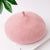 Mushroom Cap New Parent-child Beret Autumn And Winter Wool Solid Color Simple Adult Painter Hat Wholesale