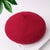 Mushroom Cap New Parent-child Beret Autumn And Winter Wool Solid Color Simple Adult Painter Hat Wholesale