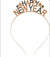 NEW Fashion Letter Rhinestone Headband HAPPY NEW YEAR HAPPY NEW YEAR Headband Party Headdress Hair Accessories