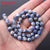 Natural Blue Dots Spacer Beads Square Shaped Blue Spots Abacus Beads Round Beads Diy Ornament Bead Accessories Jewelry Making