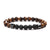 Natural Stone Fashion Geometric Bracelet  (tiger Eye +5 Volcanic Stone) Nhyl0101-tiger-eye-+5-volcanic-stone