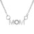 Necklace Simple English Alphabet Necklace Mother Pendant Clavicle Chain Mom Copper  Necklace Wholesale