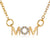 Necklace Simple English Alphabet Necklace Mother Pendant Clavicle Chain Mom Copper  Necklace Wholesale