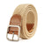 Network Explosions Square Buckle Non-perforated Women's Canvas Belt Men's Casual Elastic Pin Buckle Belt