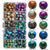 New 10 Boxed Gradient Glass Bead Necklace Bracelet Beaded Material Set DIY Jewelry Accessories