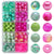 New 10 Boxed Gradient Glass Bead Necklace Bracelet Beaded Material Set DIY Jewelry Accessories