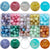 New 10 Boxed Gradient Glass Bead Necklace Bracelet Beaded Material Set DIY Jewelry Accessories