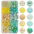 New 10 Boxed Gradient Glass Bead Necklace Bracelet Beaded Material Set DIY Jewelry Accessories