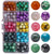 New 10 Boxed Gradient Glass Bead Necklace Bracelet Beaded Material Set DIY Jewelry Accessories