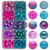 New 10 Boxed Gradient Glass Bead Necklace Bracelet Beaded Material Set DIY Jewelry Accessories