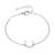 New Accessories Simple Stainless Steel Creative Moon-shaped Bracelet Gold-plated Fashion Bracelet Wholesale