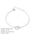 New Accessories Simple Stainless Steel Gold-plated Round Bracelet Korean Fashion Hollow Bracelet Wholesale