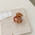 New Acetic Acid Korean Style Leopard Hair Accessories Small Simple Grab Hairpin Girly Elegant Gradient Cream Hair Grab