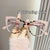 New Anti-blue Light Cat Eye Plain Glasses Irregular Gradient Color Personalized Glasses Frame Female