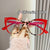 New Anti-blue Light Cat Eye Plain Glasses Irregular Gradient Color Personalized Glasses Frame Female