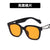 New Back-shaped Buckle Decoration  Small Square Frame Sunglasses