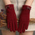 New Beautiful Symbol Rabbit Plush Suede Bow Touch Screen Warm Outdoor Clothing All-matching Gloves