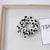 New Black And White Coffee Leopard Print Spot Large Intestine Hair Band Korean Style Simple Headband Thick Fabric Fat Sausage Hair Band Headdress