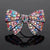 New Bow Rhinestone Hairpin Adult Hair Updo Headdress Barrettes Head Clip Clip Spring Clip Ponytail Back Brain Horizontal Clip