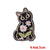 New Cartoon Cute Cat Embroidery Cloth Sticker