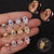 Ear Cartilage Rings & Studs Ethnic Style Cartoon Character 316L Stainless Steel  Copper Zircon