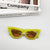 New Cat Eye Candy Color Sunglasses