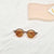 New Children's Sunglasses Fashion Round Frame Leopard Print Color Matching Sunglasses