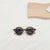 New Children's Sunglasses Fashion Round Frame Leopard Print Color Matching Sunglasses