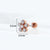 New Color Zircon Stainless Steel Earrings Wholesale