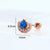 New Color Zircon Stainless Steel Earrings Wholesale