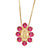 New Color Zircon Virgin Mary Copper 18k Gold-plated Necklace