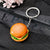 New Creative Food Hamburger Sushi Salmon Resin Keychain Bag Pendant