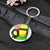 New Creative Food Hamburger Sushi Salmon Resin Keychain Bag Pendant