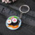 New Creative Food Hamburger Sushi Salmon Resin Keychain Bag Pendant