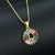 New Diamond Diamond Zirconium 26 Letter Necklace Simple Zircon English Pendant Wholesale