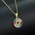 New Diamond Diamond Zirconium 26 Letter Necklace Simple Zircon English Pendant Wholesale