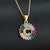 New Diamond Diamond Zirconium 26 Letter Necklace Simple Zircon English Pendant Wholesale