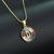 New Diamond Diamond Zirconium 26 Letter Necklace Simple Zircon English Pendant Wholesale